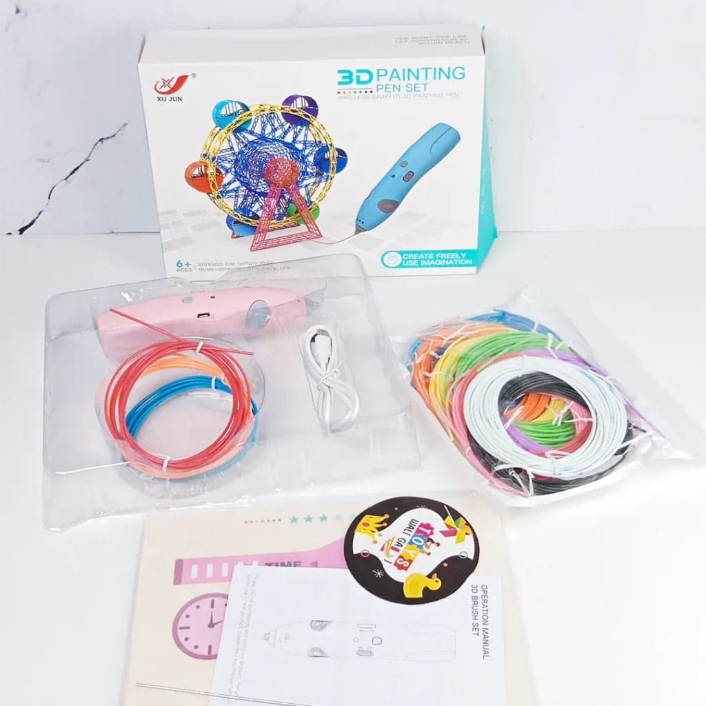 3D Painting Pen Set With 3 Refills